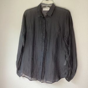 Enrica Japan Top Black Silk 36